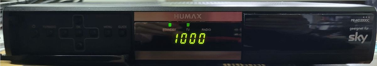 Humax PR-HD2000C Receiver mit Display