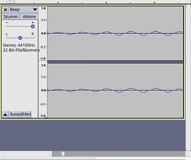 Audiospur in einer Audio-Software