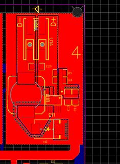 Ausschnitt eines PCB-Layouts