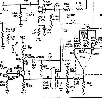 Schaltplan eines elektronischen Geräts