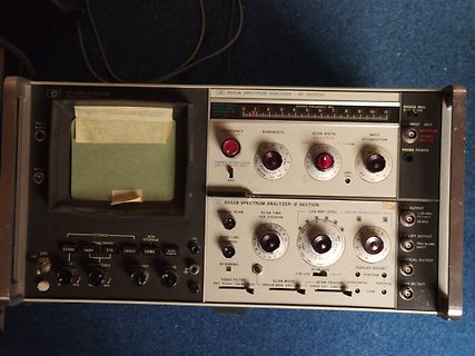 HP 8553B Spektrumanalysator Frontplatte