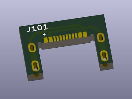 Flexibles Flachbandkabel auf Leiterplatte