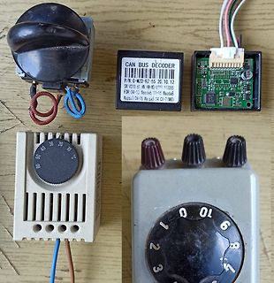 CAN BUS Decoder und elektronische Bauteile