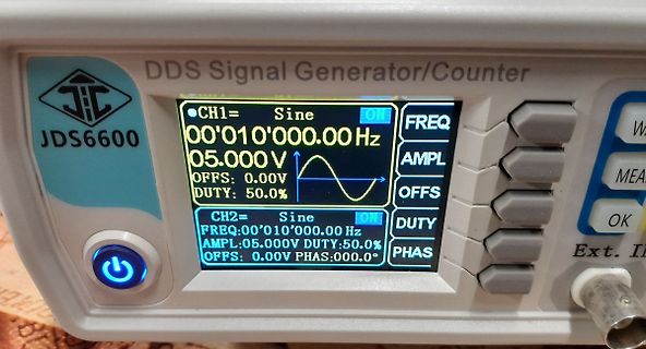 DDS Signal Generator/Counter JDS6600 Display