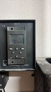 Display einer Systemregelung MES