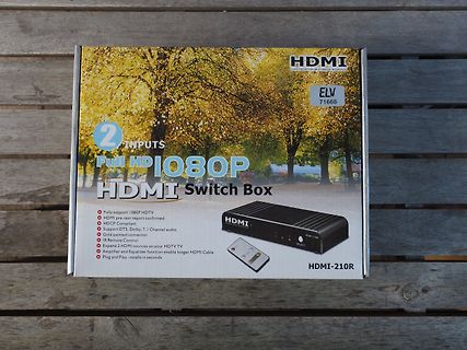 Verpackung eines HDMI Switch Box