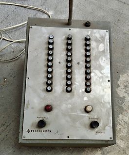 Telefunken AG 496/2 Bedienpanel mit Tasten