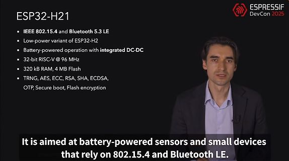 Präsentation des ESP32-H21 Mikrocontrollers