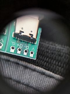USB-Anschluss auf einer Leiterplatte