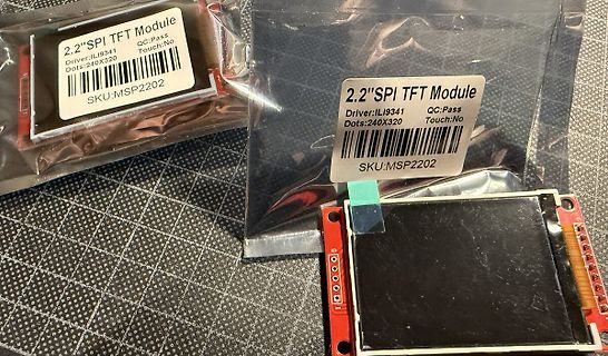 2.2 Zoll SPI TFT Module in Verpackung