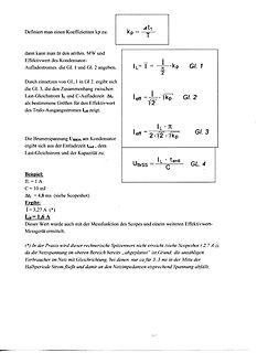 Mathematische Herleitung der Effektivwerte und Brummspannung