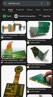 Google Bildersuche nach Starrflex PCB