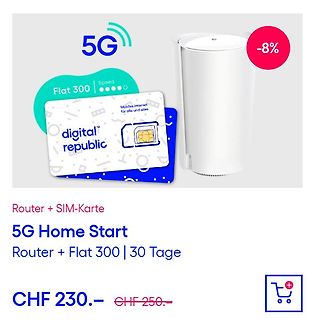 Werbung für 5G Home Start Angebot
