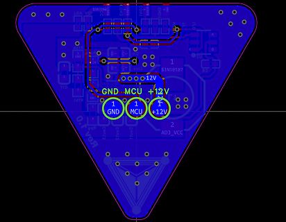 PCB-Layout einer Leiterplatte
