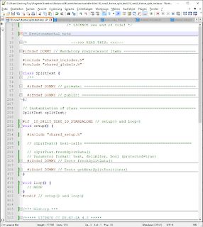C++ Quellcode in einem Texteditor