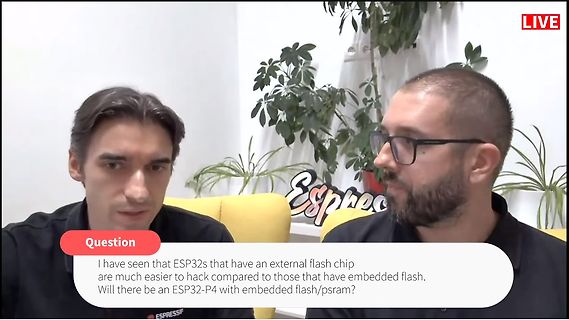 Zwei Männer in einem Video-Call mit Textoverlay
