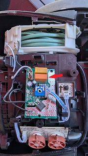 Elektronikplatine in einem Gehäuse