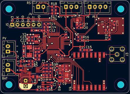 PCB-Layout einer Leiterplatte