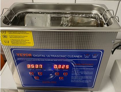 VEVOR Digital Ultrasonic Cleaner Bedienfeld