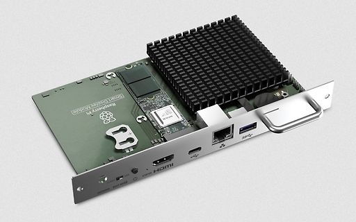 Raspberry Pi Smart Display Module mit Kühlkörper
