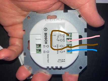 Bosch Bewegungsmelder mit Anschlussbelegung