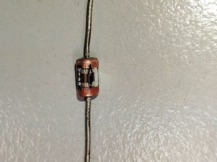 Diodenbauteil an einem Draht