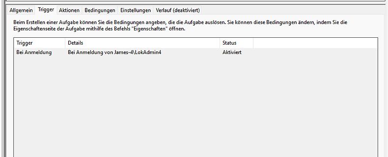 Windows Task Scheduler Trigger Settings