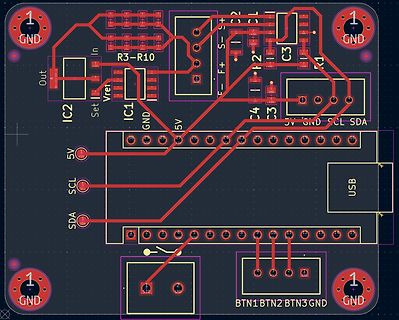 PCB-Layout einer Leiterplatte