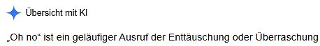 Textzeile mit deutscher Erklärung