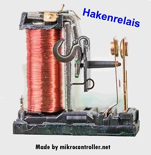 Hakenrelais Bauteil Detailaufnahme