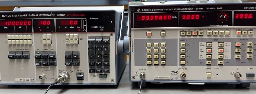 Rohde & Schwarz Signalgenerator und Modulationsanalysator