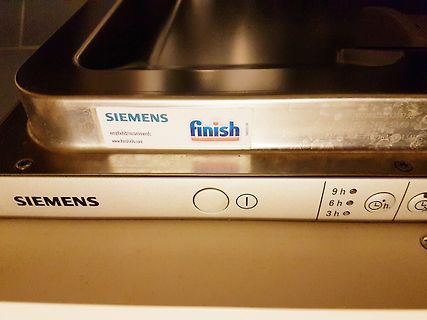 Bedienfeld einer Siemens Spülmaschine