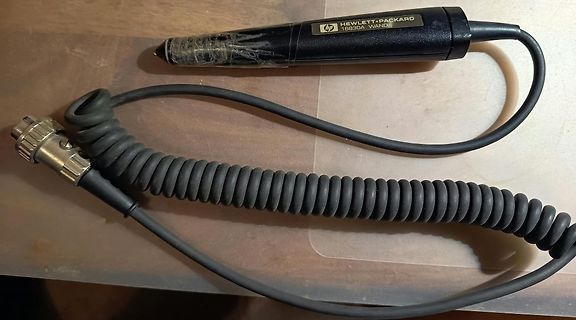 HP 16830A Wand Messspitze mit Spiralkabel