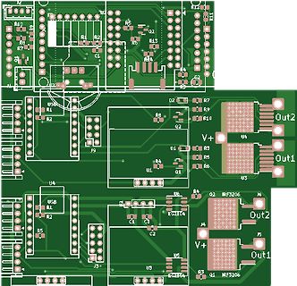 PCB-Layout einer Leiterplatte