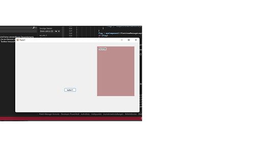 Screenshot einer Programmierumgebung mit Code und Formular