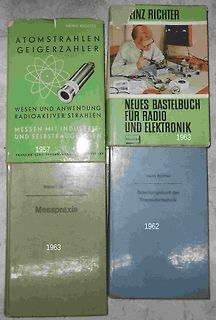 Alte Fachbücher über Radio, Elektronik und Messpraxis
