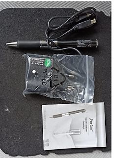 Spy Pen Kamera mit Zubehör und Anleitung