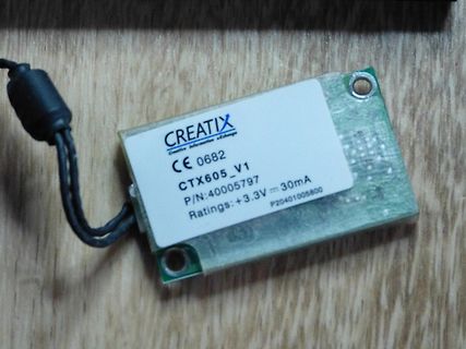 Creatix CTX605_V1 Modul auf Holzuntergrund