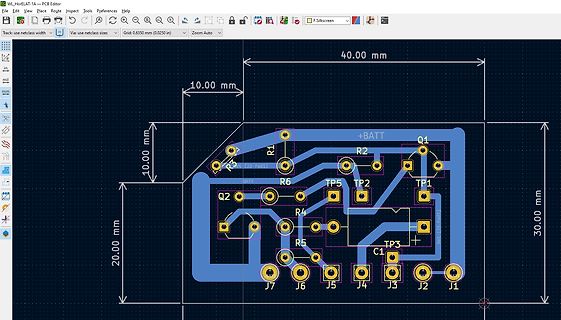 PCB-Layout in einer CAD-Software