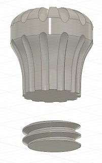 3D-CAD-Modell eines transparenten Objekts