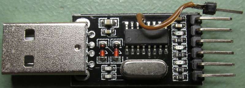 USB-zu-Seriell-Adapter Platine