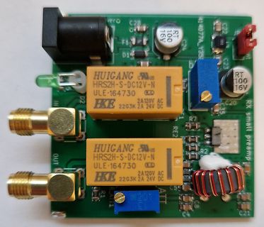 Bestückte Leiterplatte mit zwei Huigang-Modulen