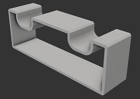 3D-Modell einer geometrischen Form