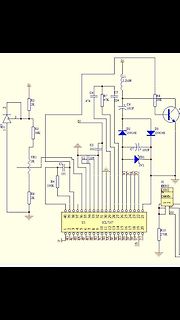 Schaltplan eines ICL7107-basierten Digital-Voltmeter-Moduls