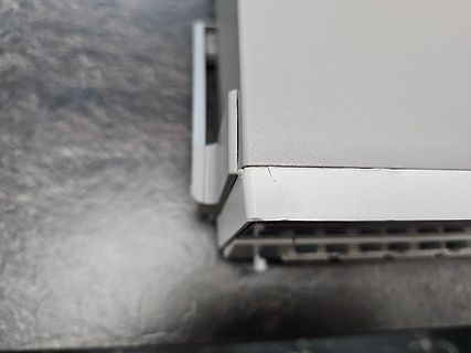 Gehäuseecke eines elektronischen Geräts