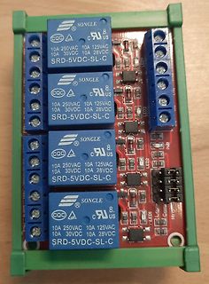 Relaismodul mit vier Songle SRD-5VDC-SL-C Relais
