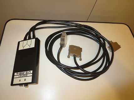 T-SW 2/1 LEUNIG Umschalter mit Kabeln