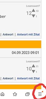 Ausschnitt eines Internetforums