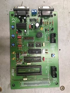 Bestückte grüne Evaluation Board Leiterplatte