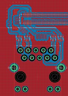 PCB-Layout einer Leiterplatte